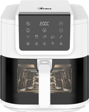ARDES FRIGGITRICE AD ARIA CAPACITÀ  8 LITRI 1700 WATT CON TIMER COLORE BIANCO FRIGGISANA INFINITY WIN W ARFRYA08LVW 