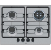 BOSCH PIANO COTTURA A GAS, 4 BRUCIATORI,  VALVOLA DI SICUREZZA, TIMER, ACCENSIONE ELETTRONICA INTEGRATA MANOPOLE, PIANO IN INOX