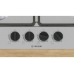 BOSCH PIANO COTTURA A GAS, 4 BRUCIATORI,  VALVOLA DI SICUREZZA, TIMER, ACCENSIONE ELETTRONICA INTEGRATA MANOPOLE, PIANO IN INOX