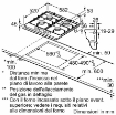 BOSCH PIANO COTTURA A GAS, 4 BRUCIATORI,  VALVOLA DI SICUREZZA, TIMER, ACCENSIONE ELETTRONICA INTEGRATA MANOPOLE, PIANO IN INOX