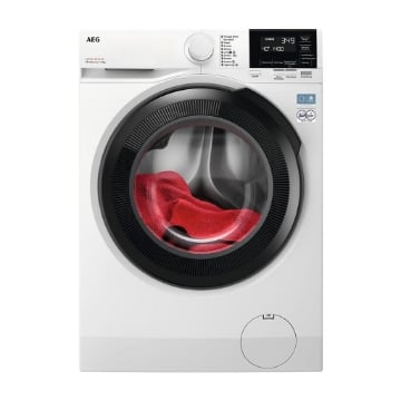 AEG LAVATRICE, CARICAMENTO FRONTALE, 9 KG, 10 PROGRAMMI, PROFONDITÀ 63,6 CM, BIANCO, LIVELLO RUMOROSITÀ CENTRIFUGA 76 DB(A), CLASSE A LR6FG94 