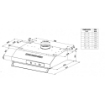 FABER CAPPA AD INCASSO SOTTOPENSILE 60 CM FINITURA NERO E ACCIAIO TCH04 PLUS SS16A 741 300.0557.489