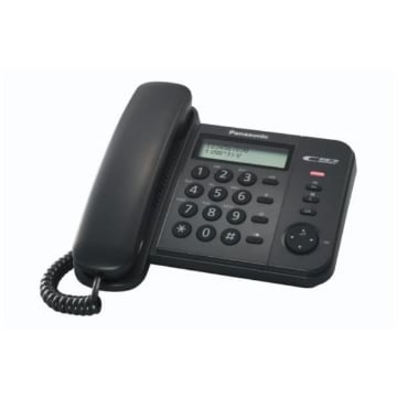 PANASONIC TELEFONO FISSO NERO KXTS560EX1B