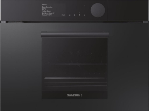 SAMSUNG FORNO COMPATTO MULTIFUNZIONE CON VAPORE GRAPHITE GREY, H 45 CM, DOPPIA VENTOLA, WIFI, DISPLAY LCD FULL TOUCH, CLASSE A+ NQ50T9939BD