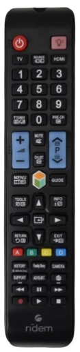 RIDEM TELECOMANDO SOSTITUTIVO SAMSUNG NERO CRCSM1 