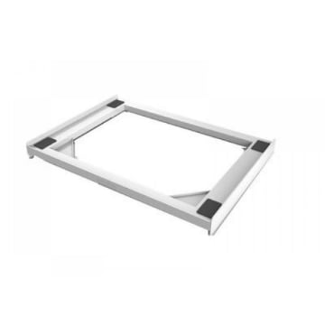 MELICONI BASE TORRE SLIM L45 KIT DI SOVRAPPOSIZIONE IN TECNOPOLIMERO PER LAVATRICE E ASCIUGATRICE SLIM BIANCO