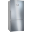 BOSCH FRIGORIFERO COMBINATO DA LIBERO POSIZIONAMENTO CLASSE D NO FROST ALTEZZA 186 CM LARGHEZZA 86 CM STAINLESS STEEL KGN86AIDR