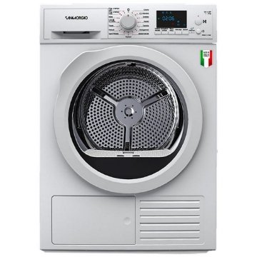 SANGIORGIO ASCIUGATRICE A POMPA DI CALORE, 9 KG, PROFONDITÀ 63 CM, BIANCO, CLASSE D SDR9P 