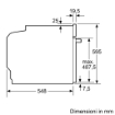 BOSCH FORNO INCASSO VENTILATO MULTIFUNZIONE CLASSE A BIANCO HBA534BW3
