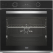 BEKO FORNO DA INCASSO MULTIFUNZIONE ELETTRICO 60 CM ASSISTITO A VAPORE CLASSE A+ AEROPERFECT CRISTALLO NERO E ACCIAIO INOX BEYOND B300 BBIS13300XMPE 