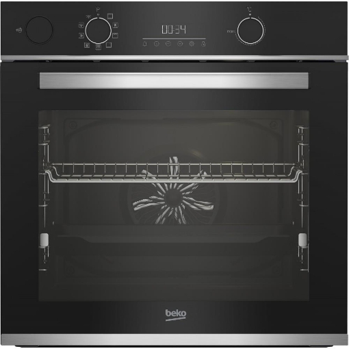 BEKO FORNO DA INCASSO MULTIFUNZIONE ELETTRICO 60 CM ASSISTITO A VAPORE CLASSE A+ AEROPERFECT CRISTALLO NERO E ACCIAIO INOX BEYOND B300 BBIS13300XMPE 