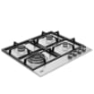 BEKO PIANO A GAS CON PRACTICLEAN, 3 BRUCIATORI + 1 WOK, 60 CM HIAW64225SXE