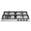 BEKO PIANO A GAS CON PRACTICLEAN, 3 BRUCIATORI + 1 WOK, 60 CM HIAW64225SXE