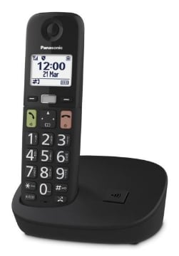 PANASONIC TELEFONO DECT NERO KX-TGU110EXB
