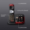 PANASONIC KX-TGM420EXB TELEFONO TELEFONO DECT IDENTIFICATORE DI CHIAMATA NERO