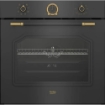 BEKO FORNO BEYOND MULTIFUNZIONE, 8 FUNZIONI, ANTRACITE, RUSTICO, CLASSE A, 71 LITRI, AEROPERFECT® RBIM19200AD 