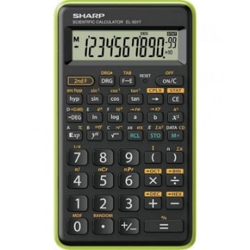 SHARP CALCOLATRICE SCIENTIFICA 146 FUNZIONI 10 CIFRE VERDE EL-501TB-GR