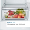 BOSCH FRIGORIFERO DA INCASSO COMBINATO LOW FROST CLASSE E ALTEZZA 177 CM CERNIERA A TRAINO SERIE 2 KIV865SE0