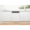 INDESIT LAVASTOVIGLIE DA INCASSO CON FRONTALINO A VISTA INOX E NERO 14 COPERTI CLASSE D I3B L634 X
