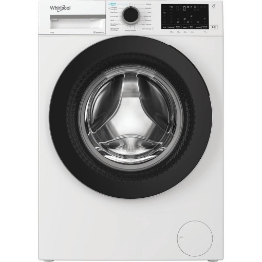 WHIRLPOOL LAVATRICE LIBERA INSTALLAZIONE CARICA FRONTALE 10 KG CLASSE A -30% CENTRIFUGA 1400 GIRI/MIN. SENSE WASH AUTODOSE INVERTER VAPORE TECNOLOGIA 6° SENSO CONTROLLO DA REMOTO WAM 09WB IT
