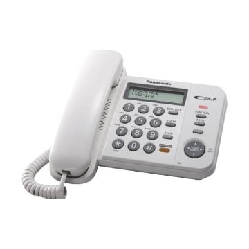 PANASONIC TELEFONO FISSO IDENTIFICATORE DI CHIAMATA BIANCO NKX-TS580EX1