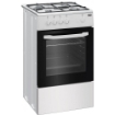 BEKO CSG42001FW CUCINA LIBERA INSTALLAZIONE 50 X 50 CM 4 FUOCHI GAS CON FORNO A GAS BIANCA COPERCHIO IN METALLO
