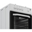 BEKO CSG42001FW CUCINA LIBERA INSTALLAZIONE 50 X 50 CM 4 FUOCHI GAS CON FORNO A GAS BIANCA COPERCHIO IN METALLO