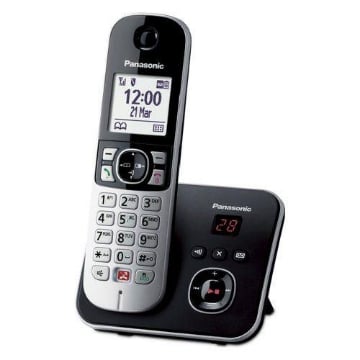 PANASONIC CORDLESS DECT NERO E ARGENTO KXTG6861JTB