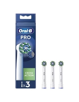 ORAL-B - TESTINE PRO CROSS ACTION 3 TESTINE - BIANCO EB50