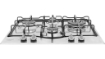 HOTPOINT PIANO COTTURA A GAS 4 FUOCHI GAS COLORE INOX PCN 642 IX / HAR