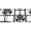 HOTPOINT PIANO COTTURA A GAS 4 FUOCHI GAS COLORE INOX PCN 642 IX / HAR