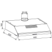 GLEM GAS CAPPA A SCOMPARSA ASPIRANTE COLORE INOX GHC631IX 