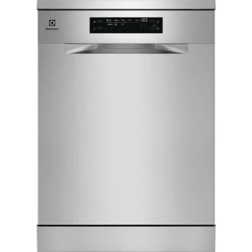LAVASTOVIGLIE LIBERA INSTALLAZIONE SERIE 600 SATELLITECLEAN 60 CM MAXIFLEX AIRDRY 14 COPERTI CLASSE D TERZO CESTO INOX ELECTROLUX ESM48310SX