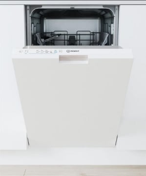 INDESIT LAVASTOVIGLIE INCASSO SCOMPARSA IN2IKE107 INC 45CM CLASSE E, 10 COPERTI, PUSH&GO, 46 DBA
