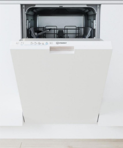 INDESIT LAVASTOVIGLIE INCASSO SCOMPARSA IN2IKE107 INC 45CM CLASSE E, 10 COPERTI, PUSH&GO, 46 DBA