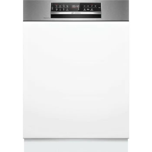 BOSCH SERIE 6 LAVASTOVIGLIE INTEGRATA PARZIALE CM. 60, 14 COPERTI, FRONTALINO INOX SPAZZOLATO SMI6ECS12E 