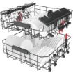 WHIRLPOOL LAVASTOVIGLIE CAPACITÀ 14 COPERTI CLASSE E COLORE INOX WFC3C26PFX 