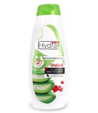 HYDRA VIVA DOCCIA SHAMPOO IDRATANTE CON ESTRATTI DI ALOE E MELOGRANO 500ML - MADE IN ITALY