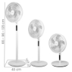 ARDES AIRE D VENTILATORE MULTIFUNZIONALE 3 IN 1 Ø 40 CM, 3 VELOCITÀ. TIMER E TELECOMANDO.