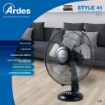 ARDES STYLE 41 VENTILATORE DA TAVOLO Ø 40 CM CON 5 PALE AD ALTA VELOCITÀ.