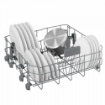BEKO LAVASTOVIGLIE DA INCASSO 60 CM CON FRONTALINO INOX 14 COPERTI CLASSE D SERIE B300 BDSN26430X 