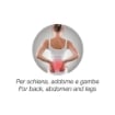 ARDES SKALDO FASCIA TERMOFORO LOMBARE INDICATO PER SCHIENA, ADDOME E GAMBE 4H03 