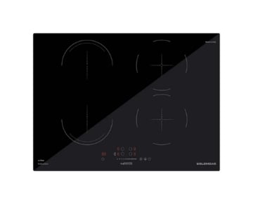 GLEMGAS PIANO COTTURA A INDUZIONE CM. 70, NERO GTI741BSL 
