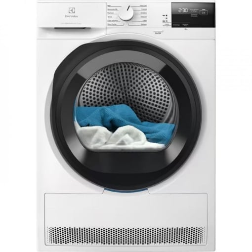 ELECTROLUX SERIE 900 ASCIUGATRICE POMPA DI CALORE LIBERA INSTALLAZIONE 8 KG CLASSE C (A+++) GENTLECARE EW6H28G 