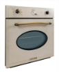 GLEMGAS FORNO RUSTICA, MULTIFUNZIONE ELETTRICO VENTILATO, COLORE SABBIA, 60 CM GFT64SAS3
