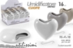 VASO UMIDIFICATORE A CUORE IN CERAMICA DIMENSIONI 16X4X16CM - 15.5C COLORE ASSORTITO ARTICOLO USATO