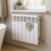 VASO UMIDIFICATORE A CUORE IN CERAMICA DIMENSIONI 16X4X16CM - 15.5C COLORE ASSORTITO ARTICOLO USATO