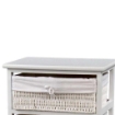 CASSETTIERA IN LEGNO DECORATA A 5 CASSETTI 40X29X90 CM COLORE BIANCO ARTICOLO USATO