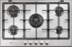 WHIRLPOOL PIANO COTTURA DA INCASSO A GAS 73 CM 5 FUOCHI INOX IXELIUM GRIGLIE IN GHISA GMR 7522/IXL
