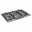 WHIRLPOOL PIANO COTTURA DA INCASSO A GAS 73 CM 5 FUOCHI INOX IXELIUM GRIGLIE IN GHISA GMR 7522/IXL
